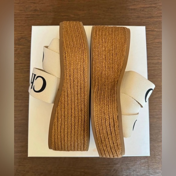 Chloé Woody Wedge Espadrilles - Picture 4 of 6